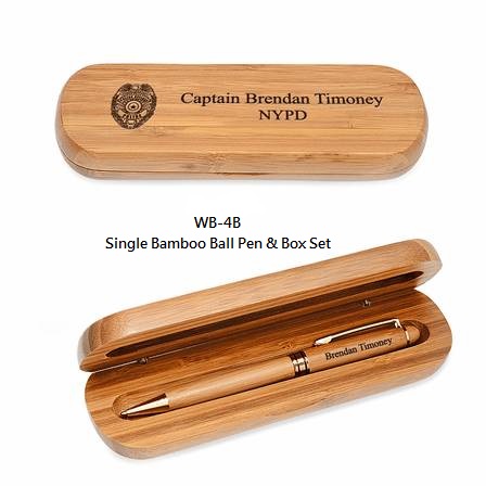 Single Wooden Box W/ Wooden Pen
