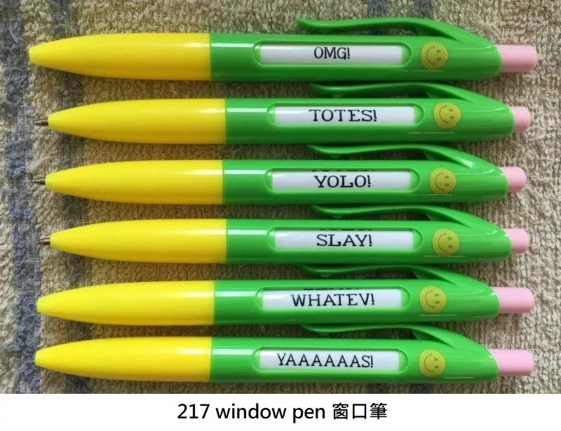Window Pen, Six Side Message Pen